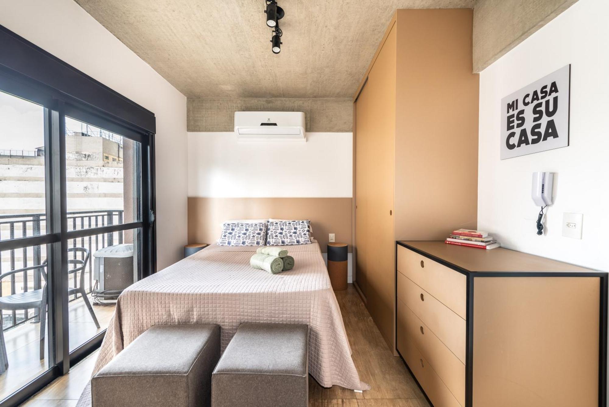 סאו פאולו 83 New Studio Next Paulista Av, Fast Wifi And Balcony מראה חיצוני תמונה